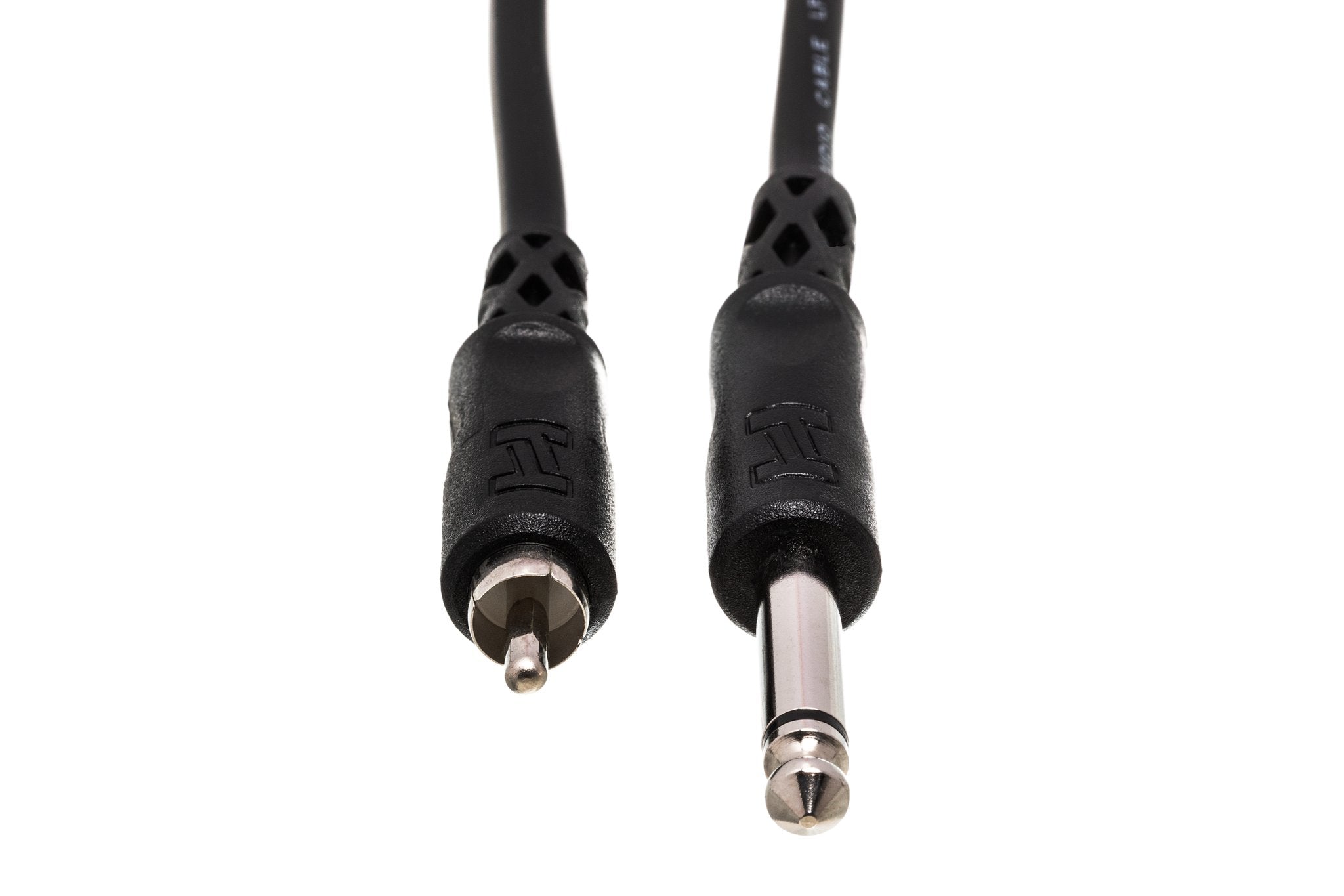 Unbalanced Interconnect, 1/4 in TS to RCA - Front