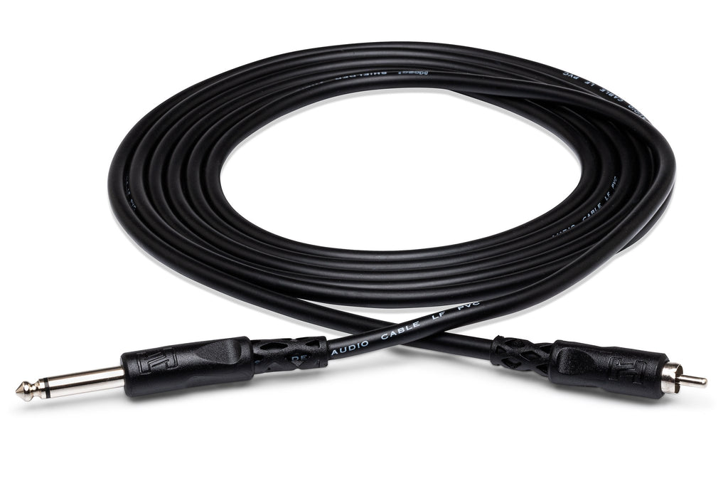 Unbalanced Interconnect, 1/4 in TS to RCA - Full