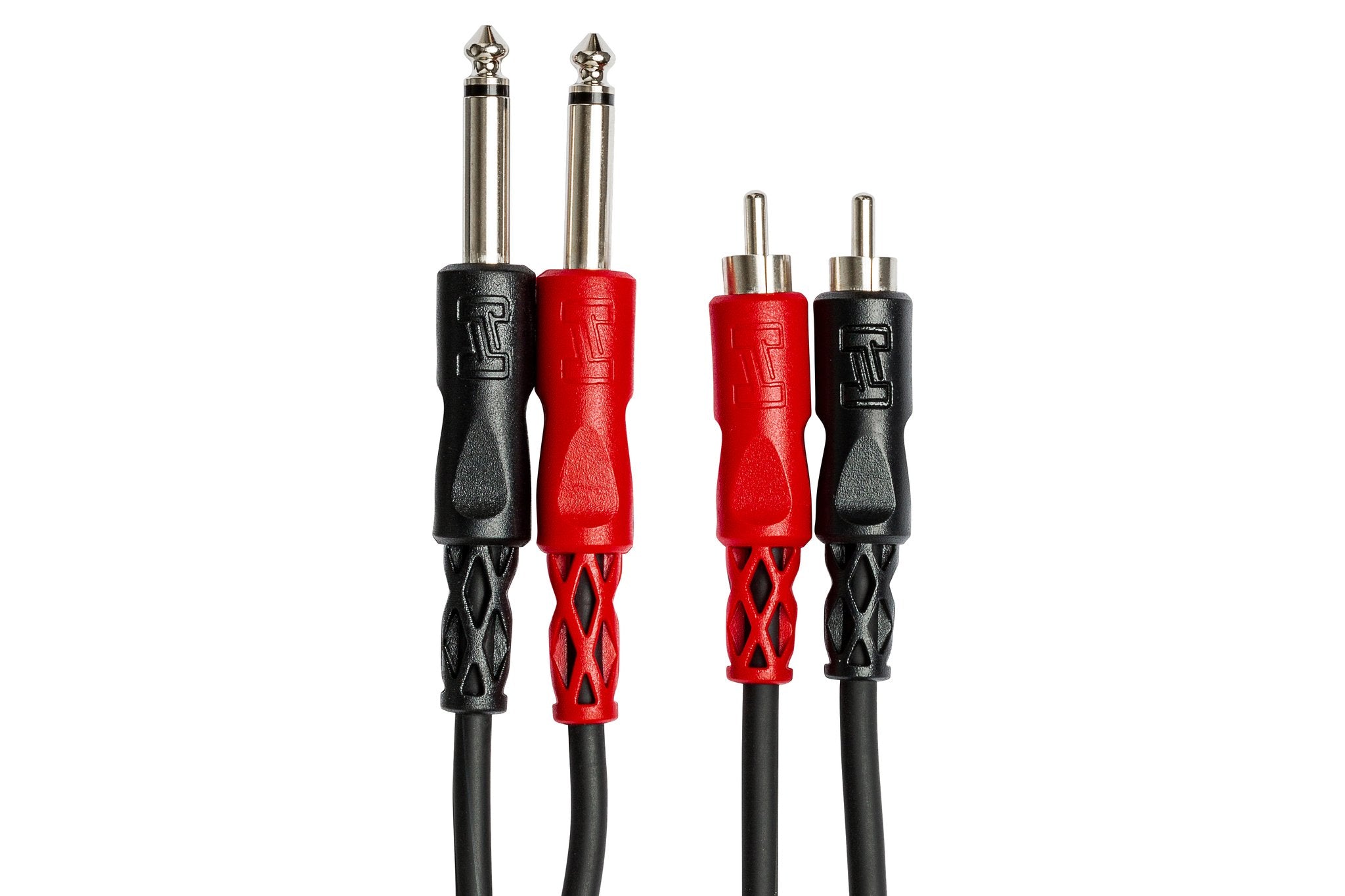 Stereo Interconnect, Dual 1/4 in TS to Dual RCA - Connector