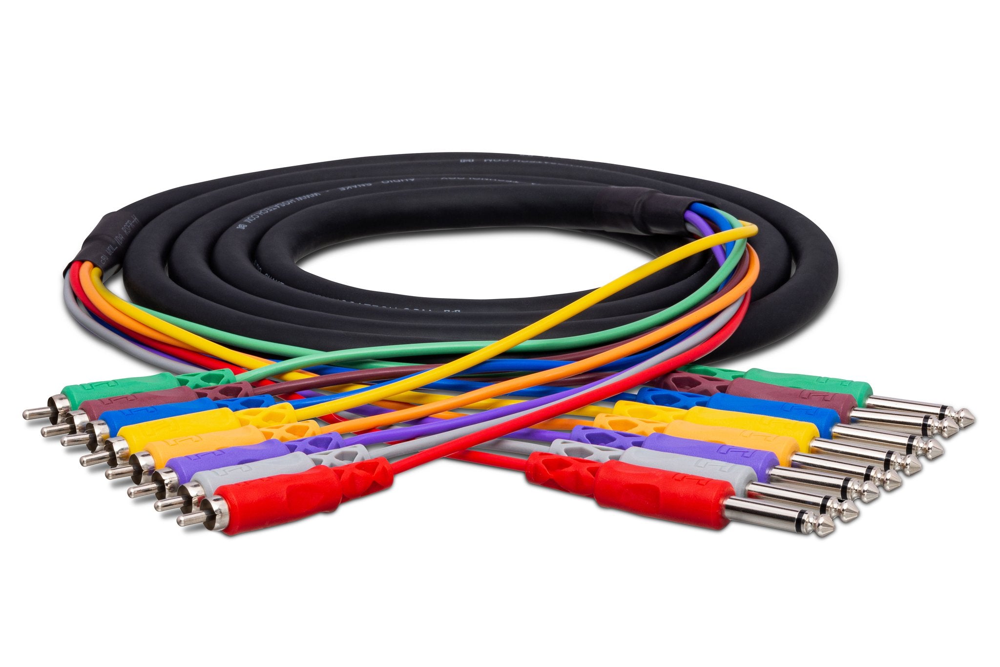 Unbalanced Snake, 1/4 in TS to RCA - Full