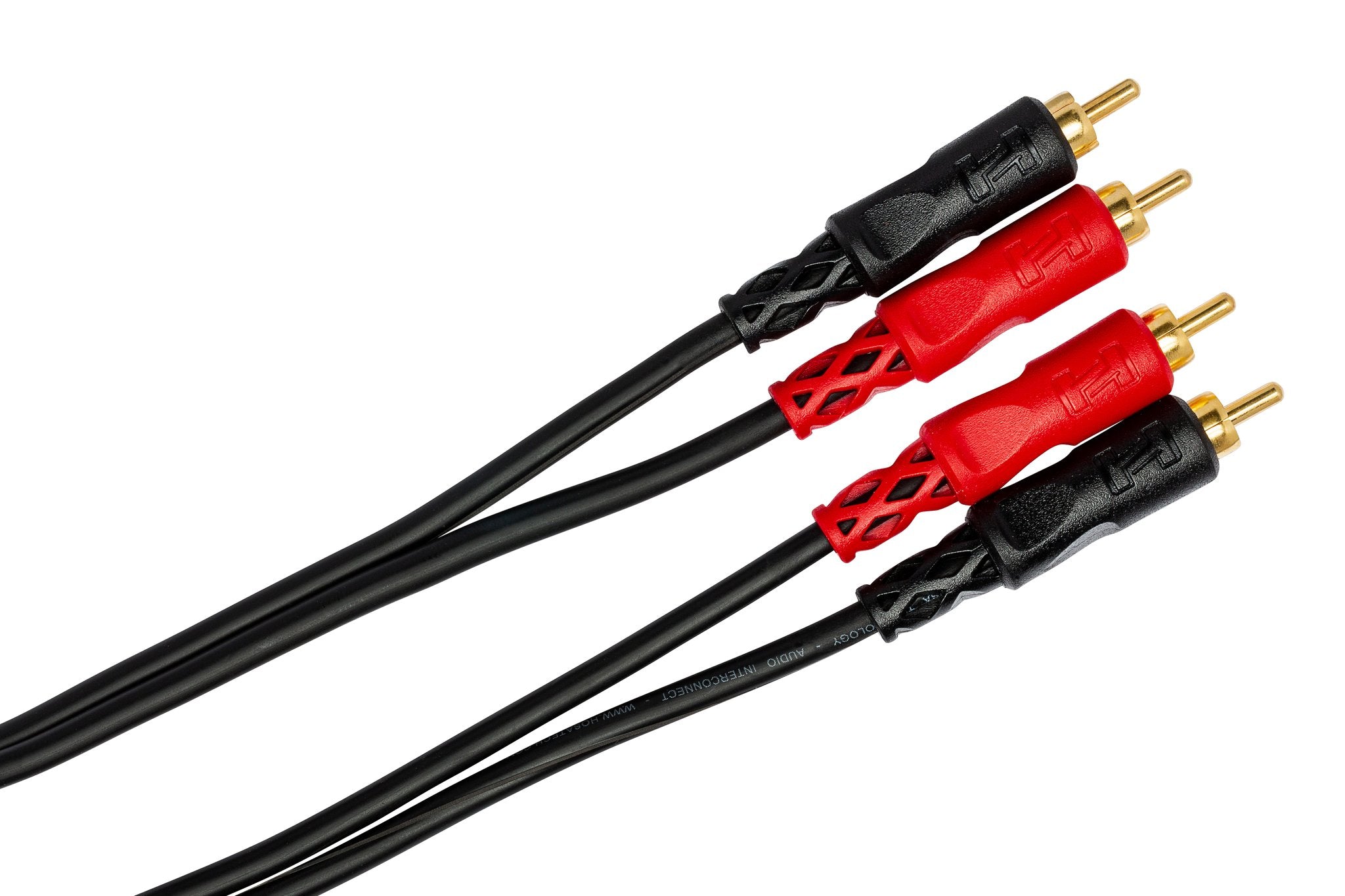 Stereo Interconnect, Dual RCA to Same - Angle
