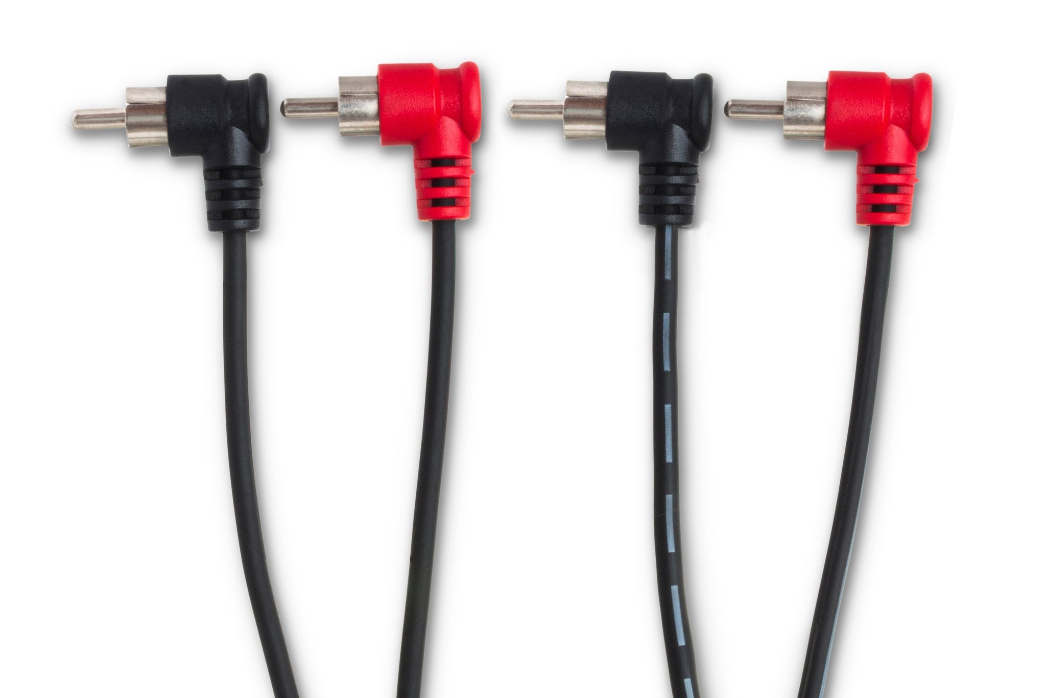 Stereo Interconnect, Dual Right-angle RCA to Same - Connector