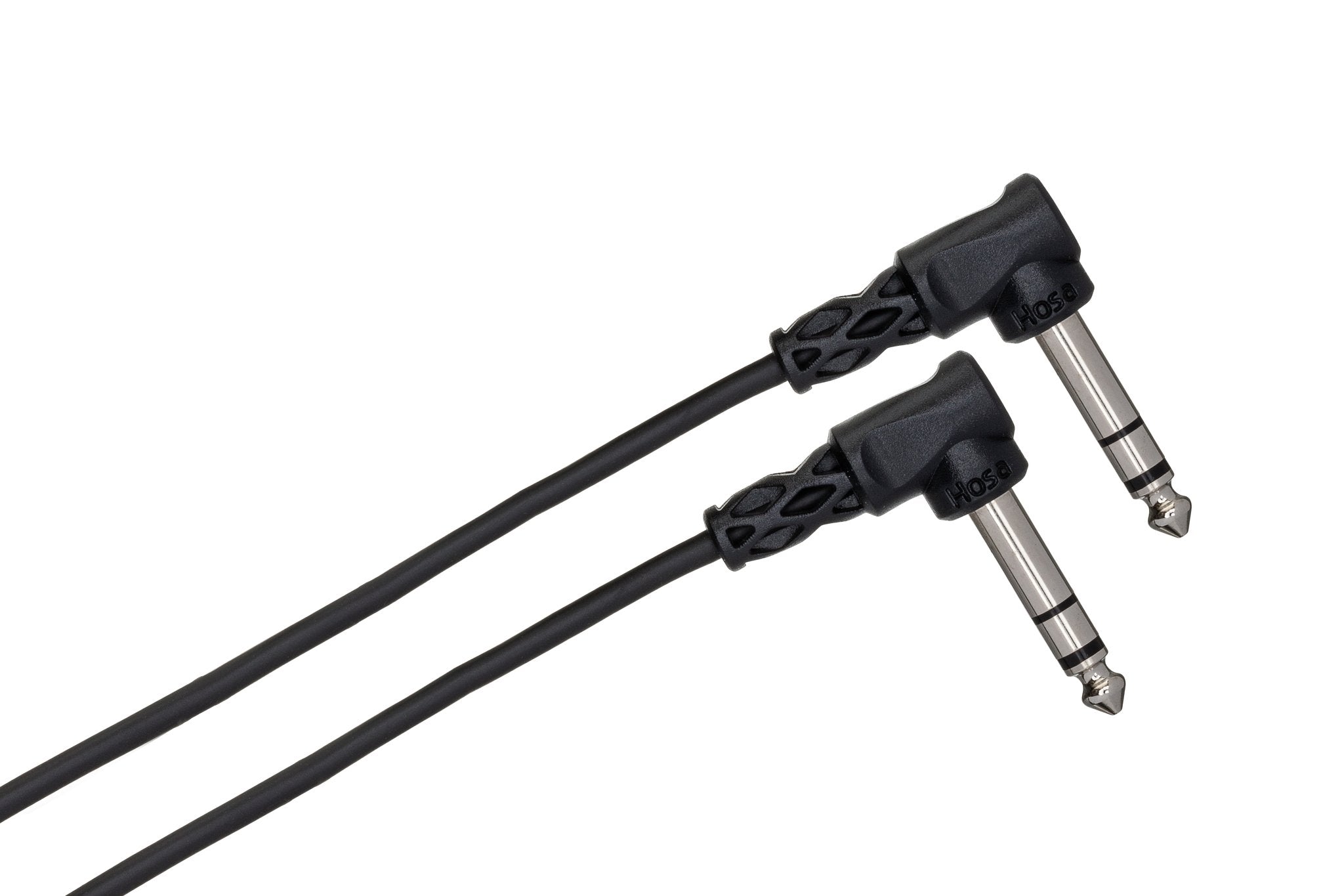Balanced Interconnect, Right-angle 1/4 in TRS to Same - Angle
