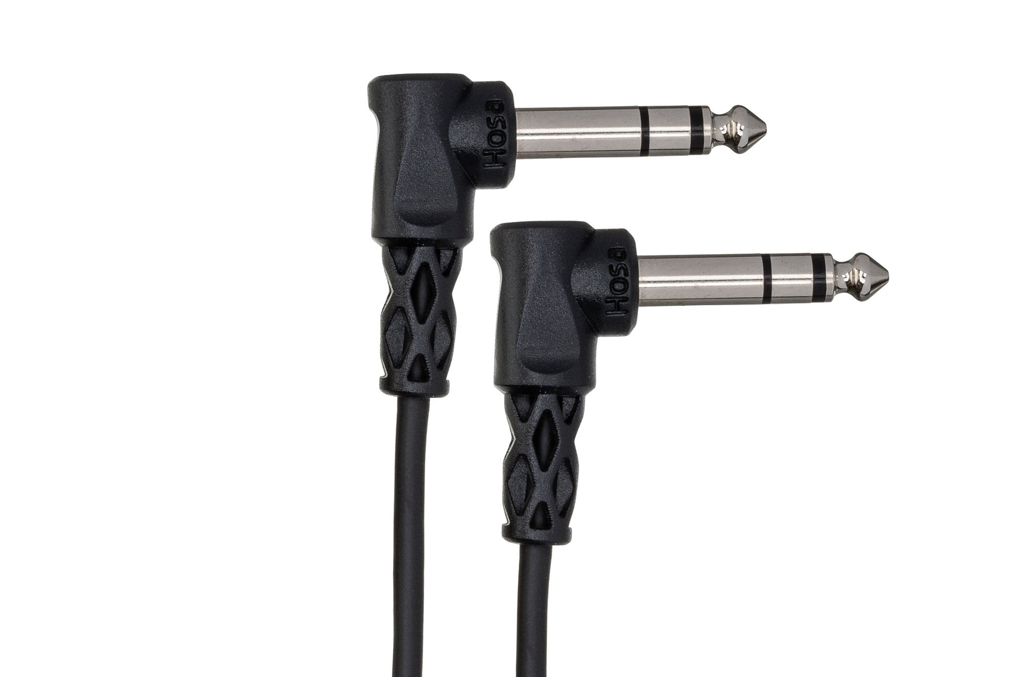 Balanced Interconnect, Right-angle 1/4 in TRS to Same - Connector
