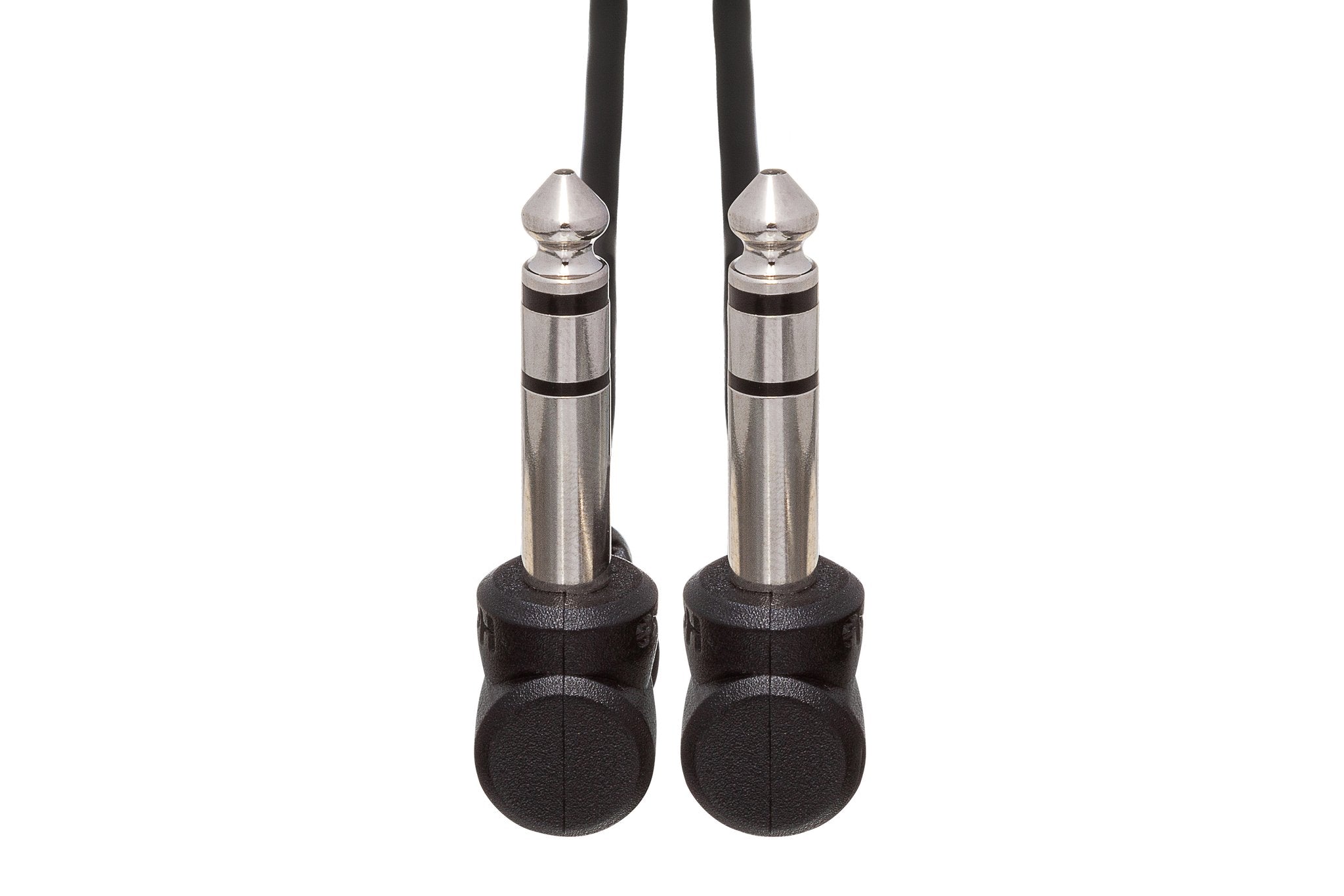 Balanced Interconnect, Right-angle 1/4 in TRS to Same - Front