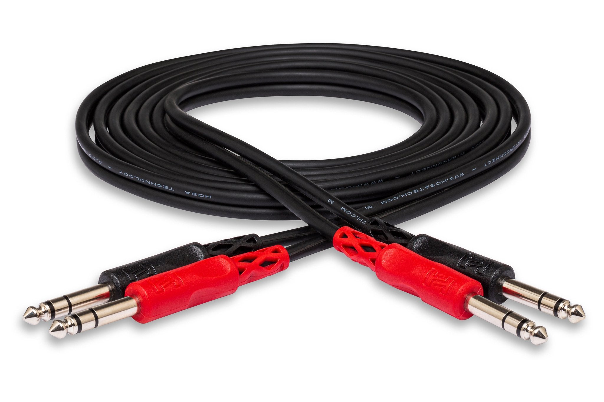Stereo Interconnect, Dual 1/4 in TRS to Same - Full