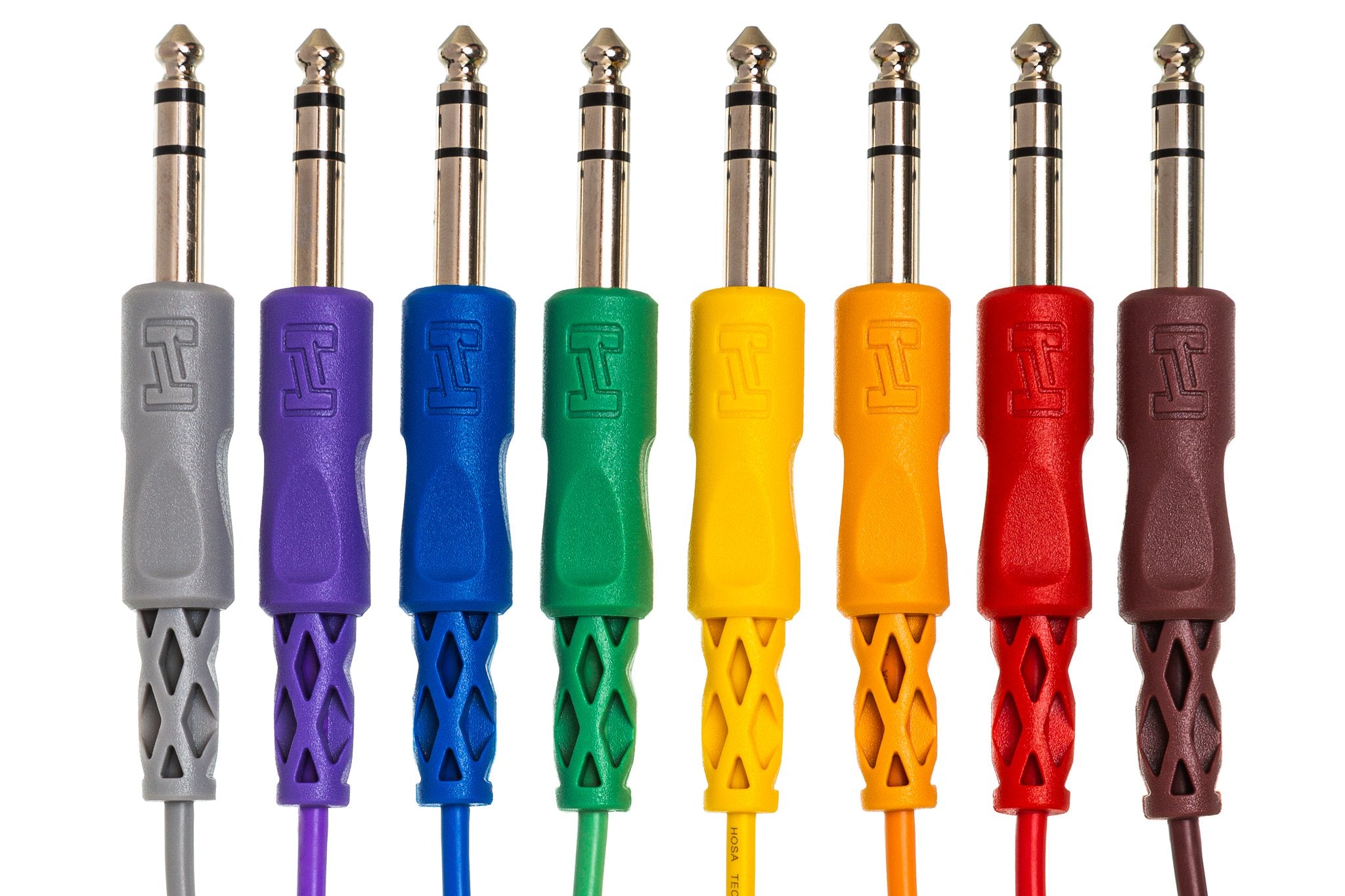 Balanced Patch Cables, 1/4 in TRS to Same, 1 ft - Connector