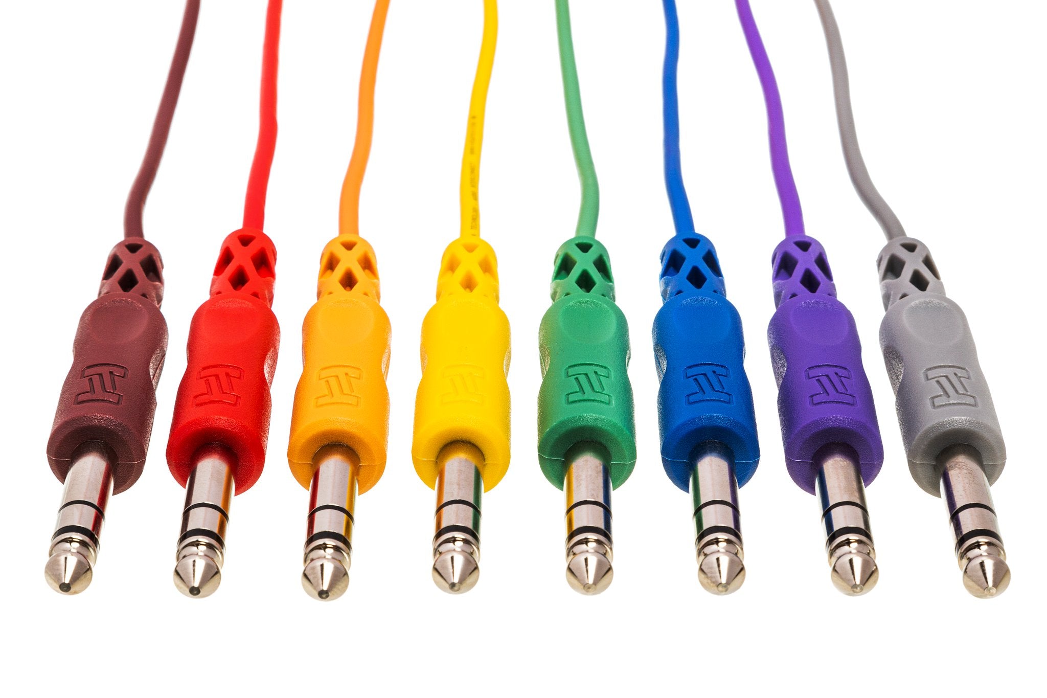 Balanced Patch Cables, 1/4 in TRS to Same, 1 ft - Front