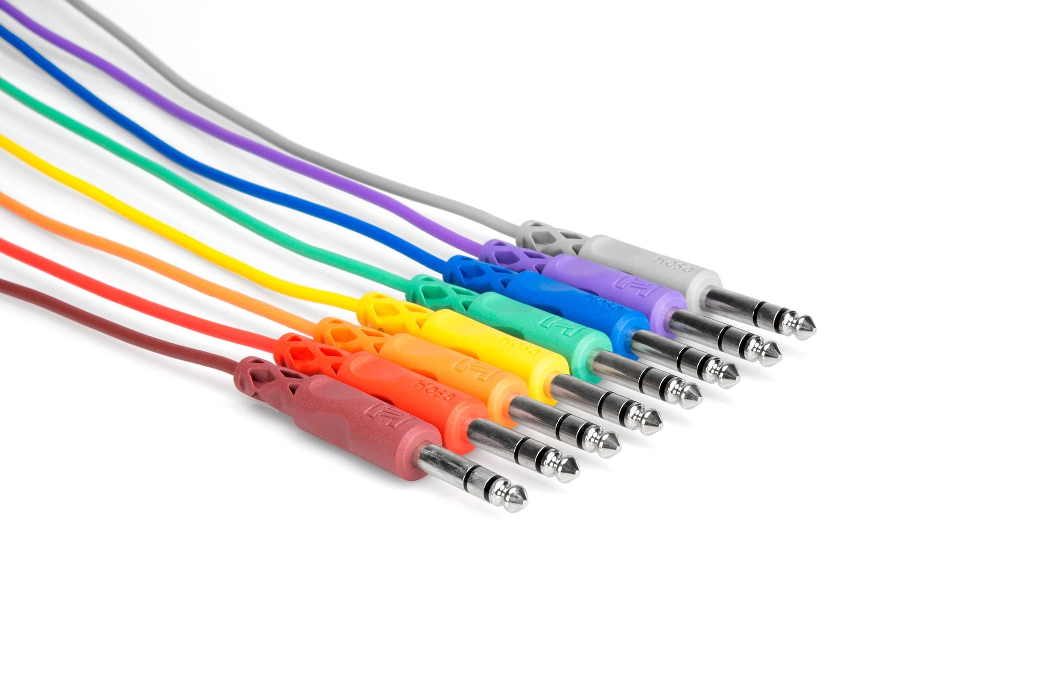 Balanced Patch Cables, 1/4 in TRS to Same, 1 ft - RGB 2400