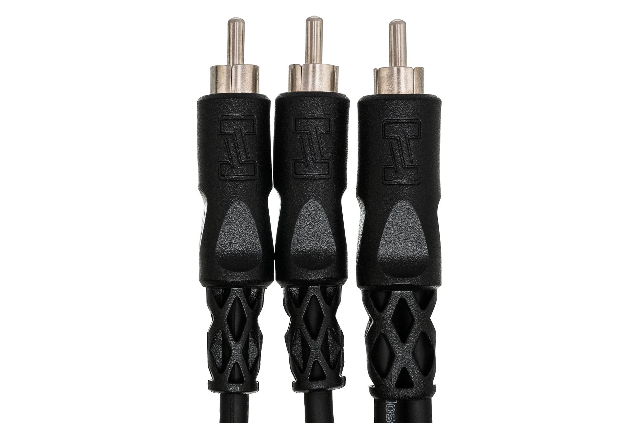Y Cable, RCA to Dual RCA, 3 ft - Connector