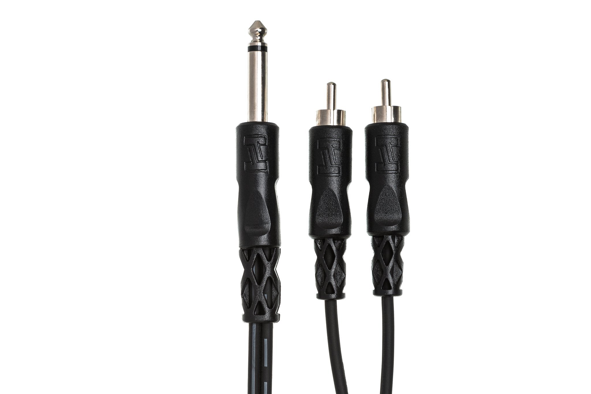 Y Cable, 1/4 in TS to Dual RCA - Connector