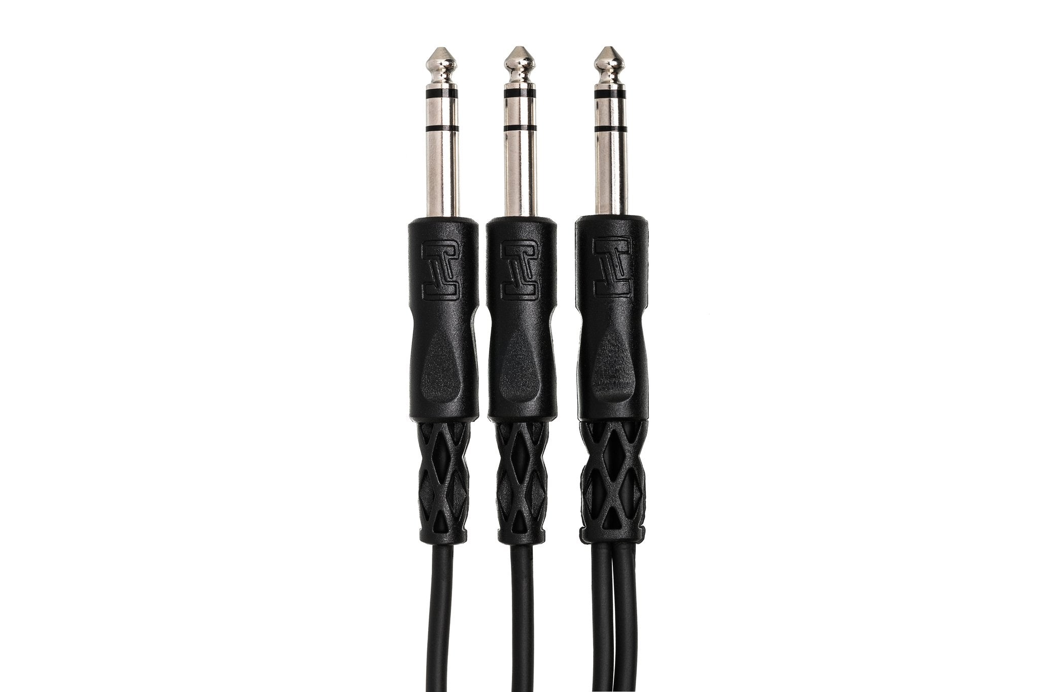 Y Cable, 1/4 in TRS to Dual 1/4 in TRS - Connector