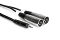 Stereo Breakout, 3.5 mm TRS to Dual XLR3M - RGB 2400