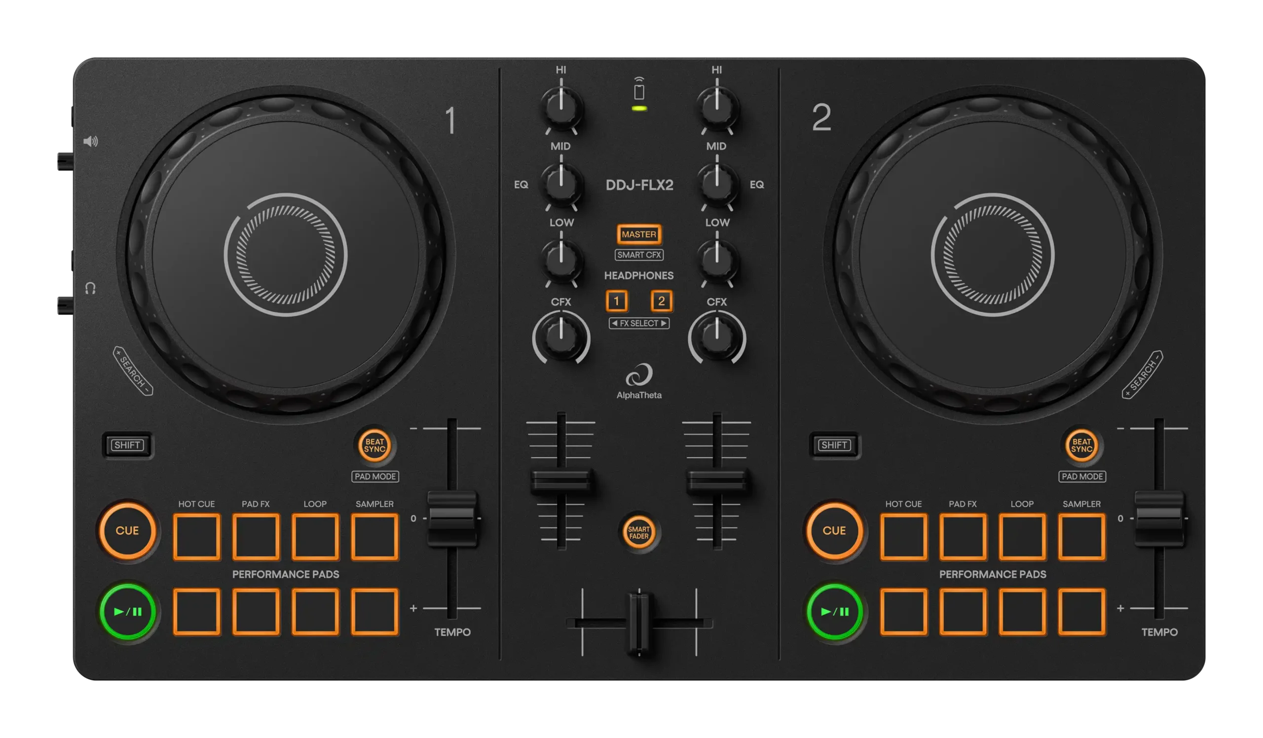DDJ-FLX2 Compact 2-channel DJ controller