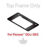 Replacement for Pioneer DDJ-SR2 Top Face Plate for Control Tower DJ Podium Black Finish