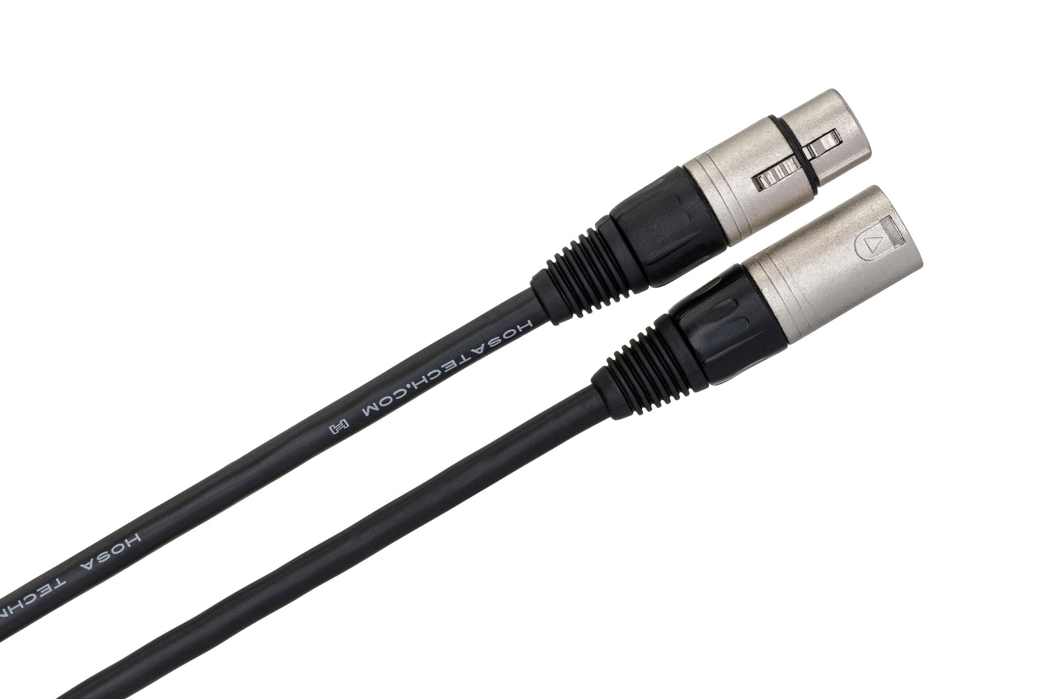 DMX512 Cable, XLR5M to XLR5F, 24 AWG X 4 OFC, 120-ohm Cable - Angle