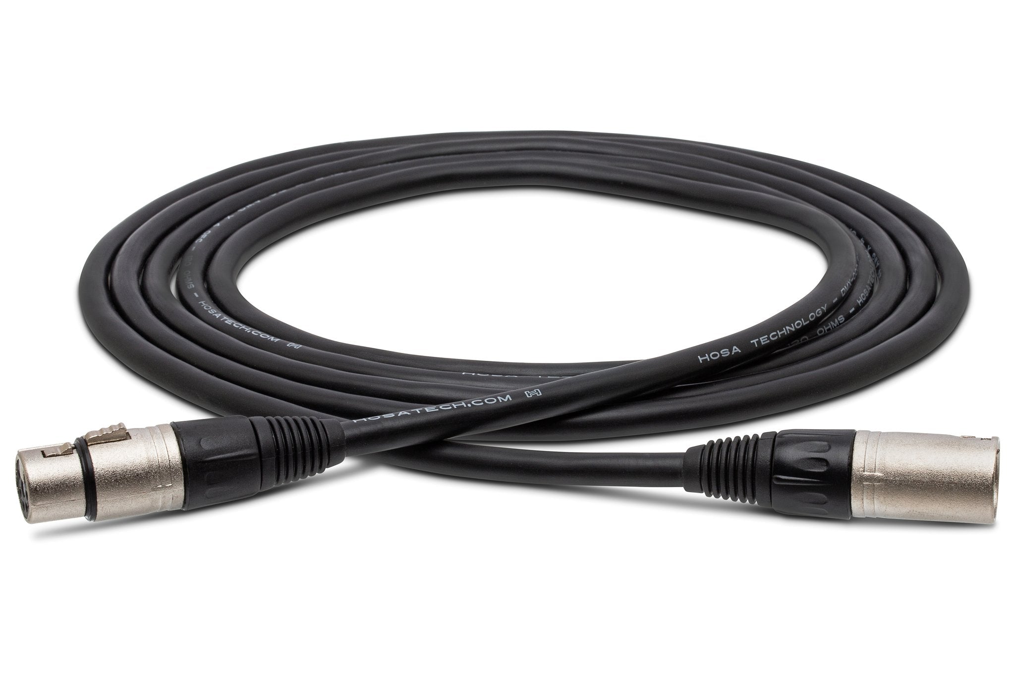DMX512 Cable, XLR5M to XLR5F, 24 AWG X 4 OFC, 120-ohm Cable - Full