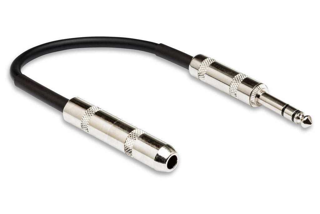 Insert Direct-out Adapter, Serviceable 1/4 in TRS to 1/4 in TSF, 6 in - Full
