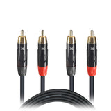 10' Ft. High Performance RCA Male to RCA Male Balanced Audio Cable