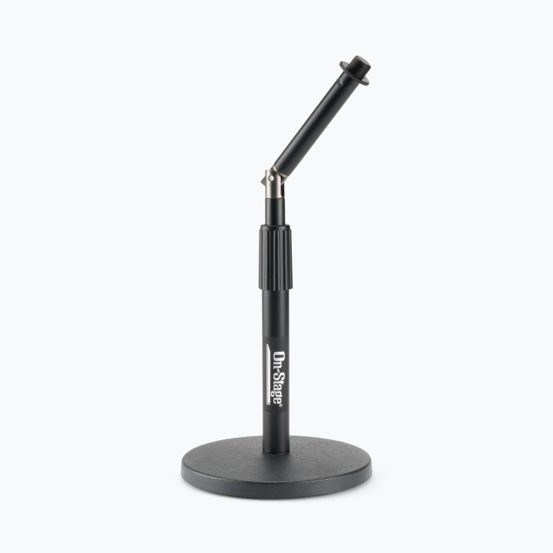 Adjustable Desktop Mic Stand with Rocker-Lug