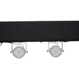 Pair 6.56 FT 2.00M Box Truss 3 Side Black Scrim Cover incl. Bag