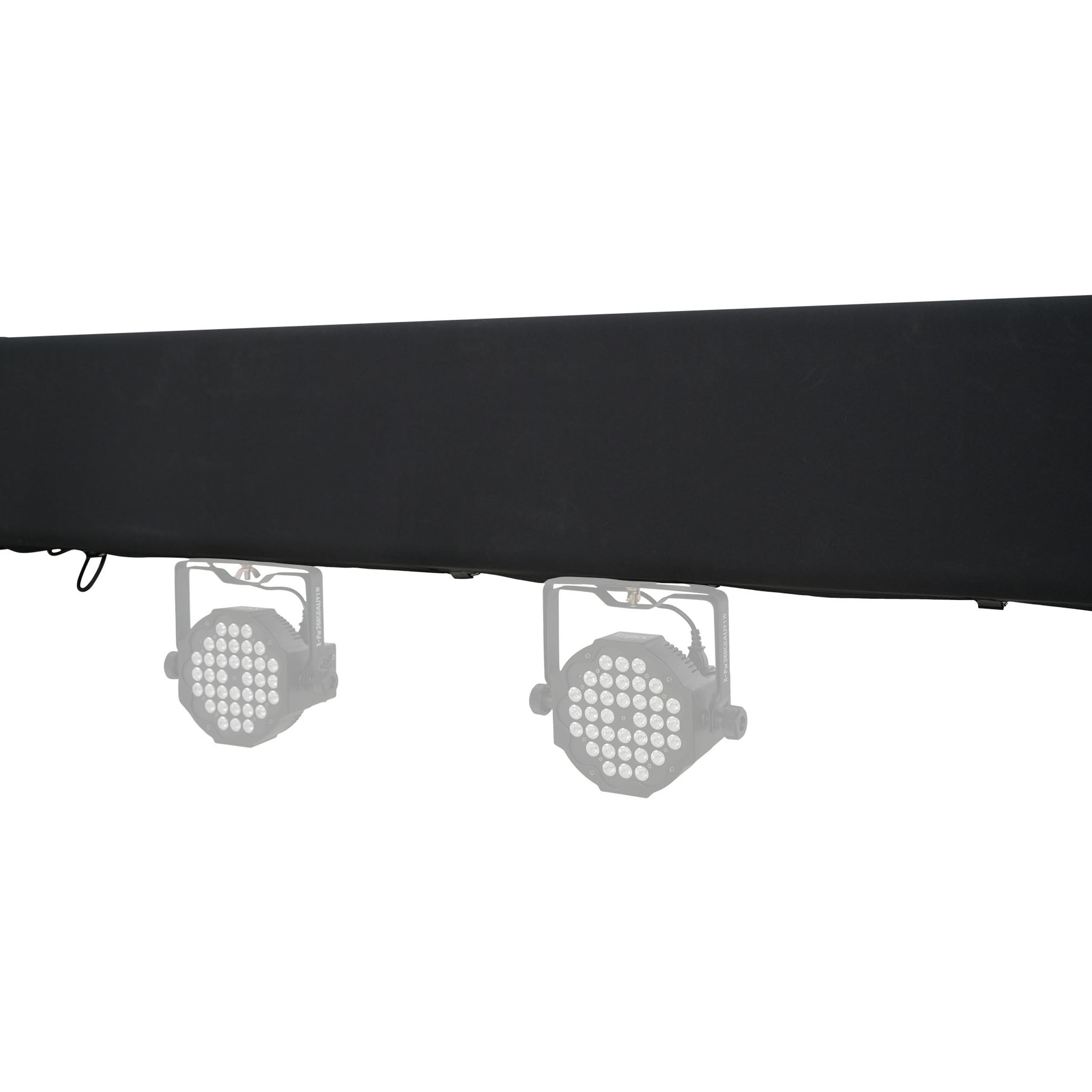 Set of 2 9.84 FT 3.00M Box Truss 3 Side Black Scrim Cover incl. Bag