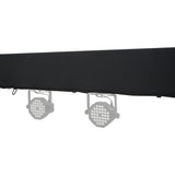 Set of 2 9.84 FT 3.00M Box Truss 3 Side Black Scrim Cover incl. Bag