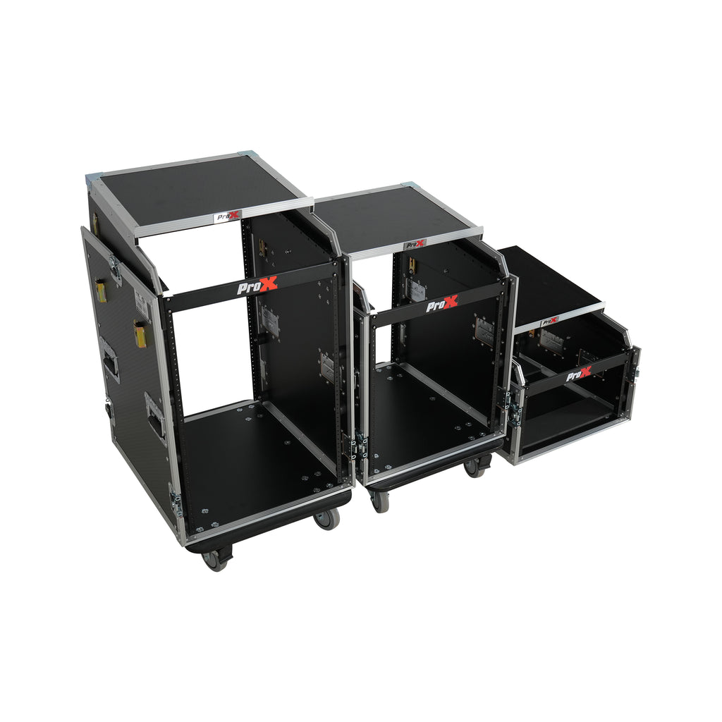 Universal 19 Rack-mount Mixer with 13U Top and 16U Front with 2 Side Work Tables