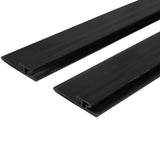 Stage Skirt Hook Profile Bar with Integrated Hook-and-Loop Strip – 2ft Sliding Mount (4 Pack)