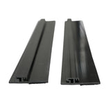 Stage Skirt Hook Profile Bar with Integrated Hook-and-Loop Strip – 2ft Sliding Mount (4 Pack)
