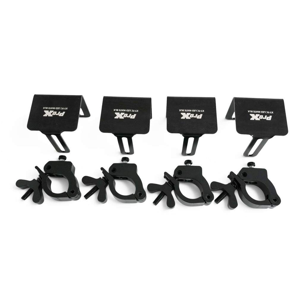 Set of 4 pcs, Direct LED Video panel To 2' Truss Pipe Included Clamp