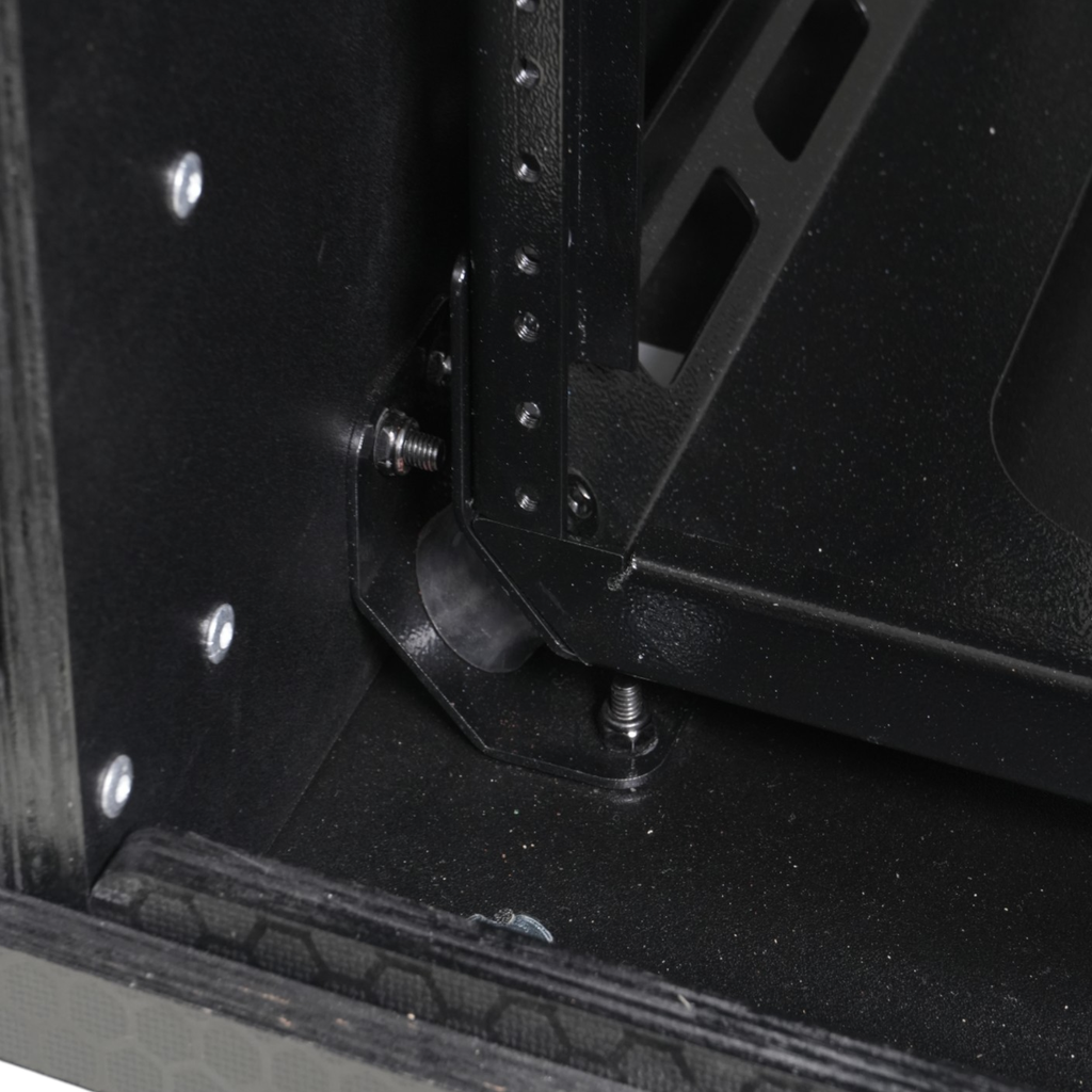 Large Mixing Console Case 3x side by side 2x 12U & 10U Shock Mount Slam Rack