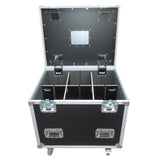 TruckPax Utility ATA Flight Case Truck Storage Road Case with Dividers Tray and 4" in casters – 24"x30"x30" Ext