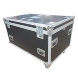 TruckPax Utility ATA Flight Case Truck Storage Road Case with Dividers Tray and 4" in casters – 48"x30"x30" Ext