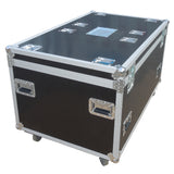TruckPax Utility ATA Flight Case Truck Storage Road Case with Dividers Tray and 4" in casters – 48"x30"x30" Ext