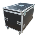 TruckPax Utility ATA Flight Case Truck Storage Road Case with Dividers Tray and 4" in casters – 48"x30"x36" Ext
