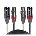 100' Ft. Balanced Dual XLR-M to Dual XLR-F High Performance Audio Cable
