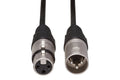 AES/EBU Cable, Hosa XLR3F to XLR3M - Front