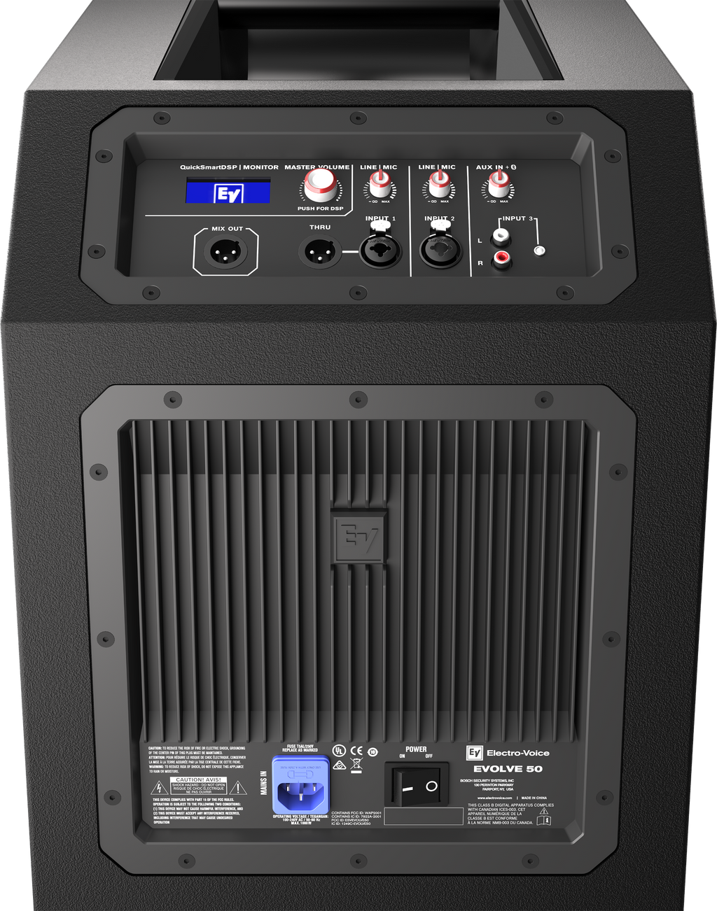 Electro-Voice EVOLVE 50 Portable Column PA System – Black