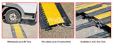 5-Channel Rubber Cable Protector Ramp Speed Bump Cover Indoor Outdoor – Supports up to 60 Tons