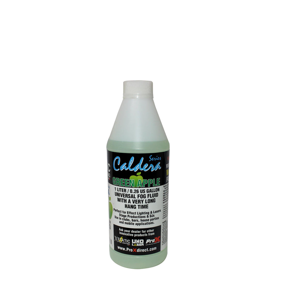 GREEN APPLE DJ Fog Fluid Water Based Fog Machine Liquid Replacement – 1 Quart
