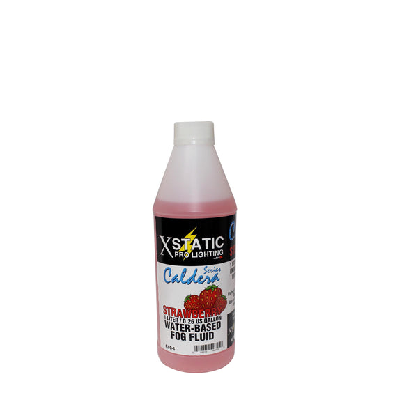 STRAWBERRY DJ Fog Fluid Water Based Fog Machine Liquid Replacement – 1 Quart