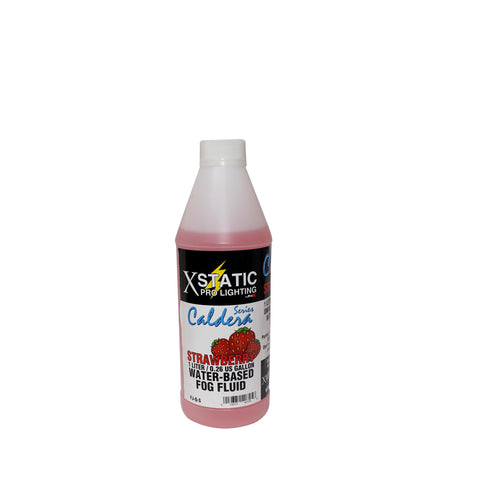 STRAWBERRY DJ Fog Fluid Water Based Fog Machine Liquid Replacement – 1 Quart