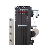 FANTEK Spain Compact Front Loading Lifting Line Array Systems Tower 992 lbs Cap Max Height 26 ft Incl Line Array Adapter