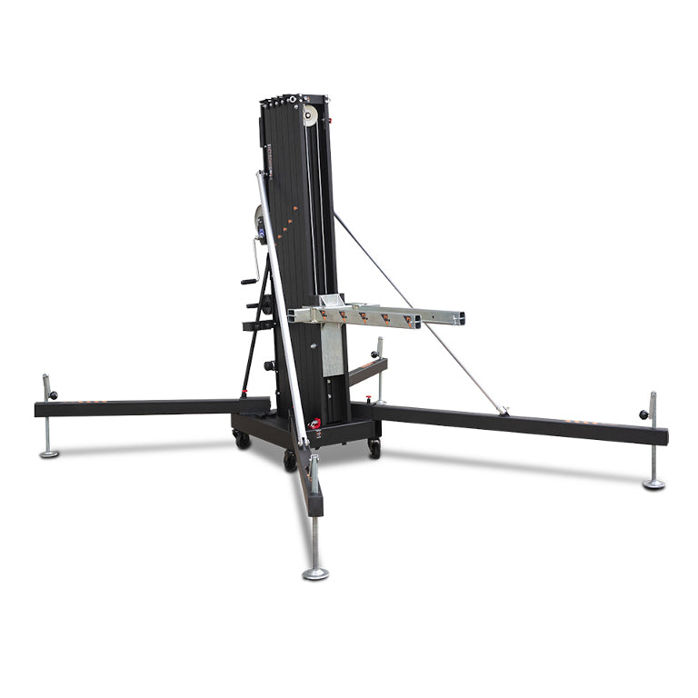FANTEK Spain Compact Front Loading Lifting Line Array Systems Tower 992 lbs Cap Max Height 26 ft Incl Line Array Adapter
