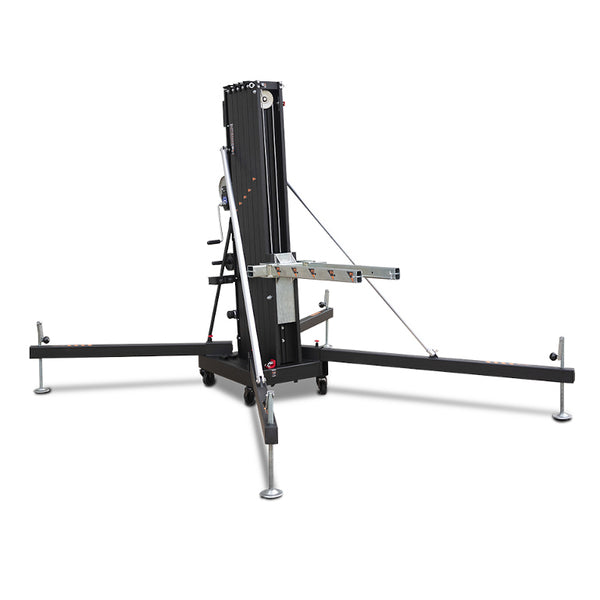 FANTEK Spain Compact Front Loading Lifting Line Array Systems Tower 992 lbs Cap Max Height 26 ft Incl Line Array Adapter