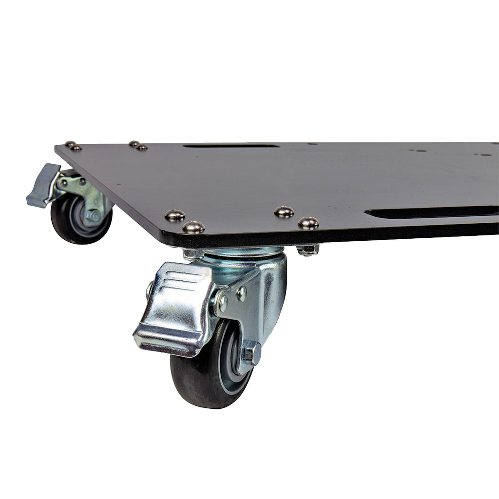 Truss Modular 2X Rapid U Grid Trio Package for Lighting - Moving Heads W-Rolling Aluminum Baseplate | Black Finish