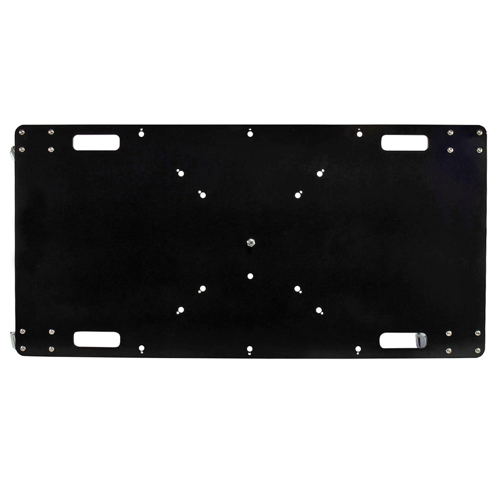 Truss Modular 2X Rapid U Grid Trio Package for Lighting - Moving Heads W-Rolling Aluminum Baseplate | Black Finish
