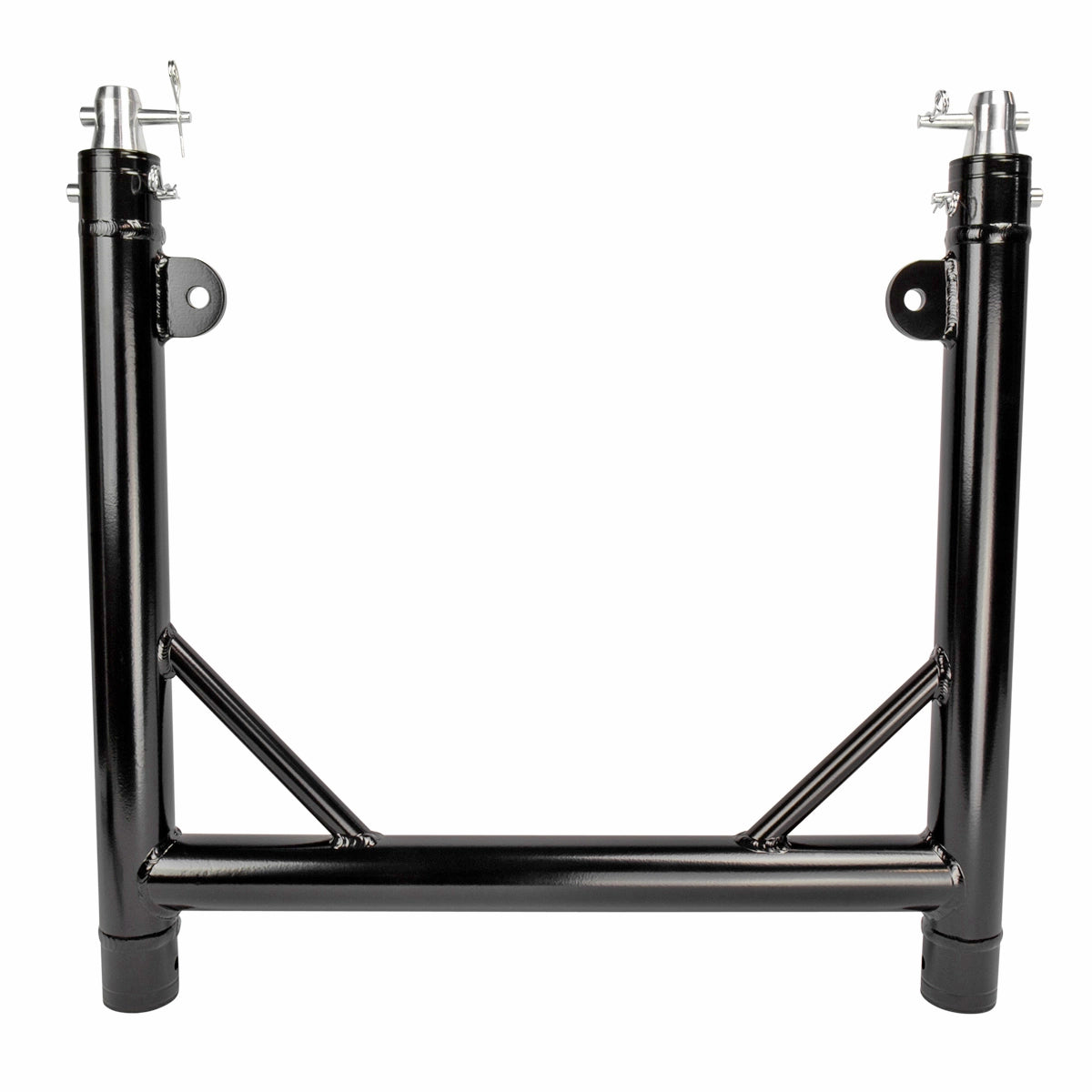 Truss Modular 2X Rapid U Grid Trio Package for Lighting - Moving Heads W-Rolling Aluminum Baseplate | Black Finish