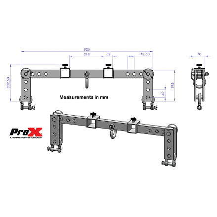 Fenix Stand Mount for Hercules Line-Array Lift Systems - Black